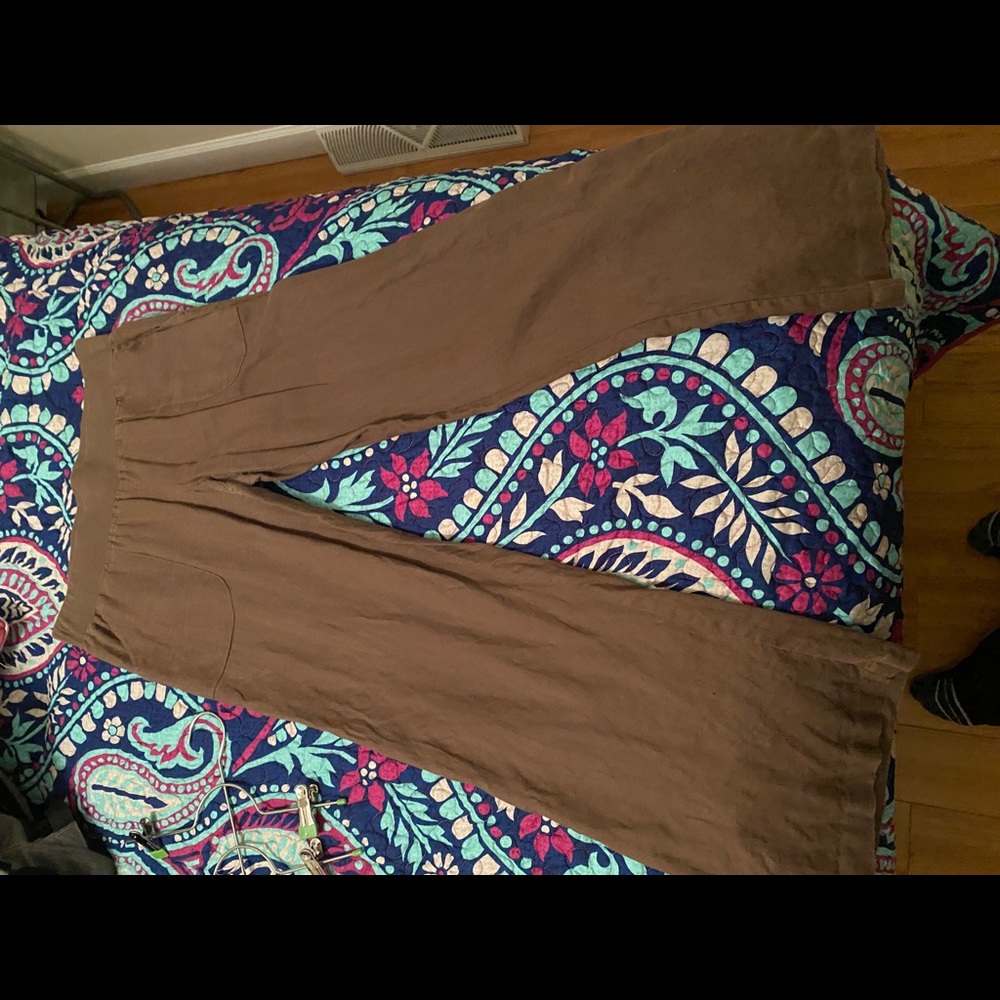 Allen Allen brown pants size: P/M
